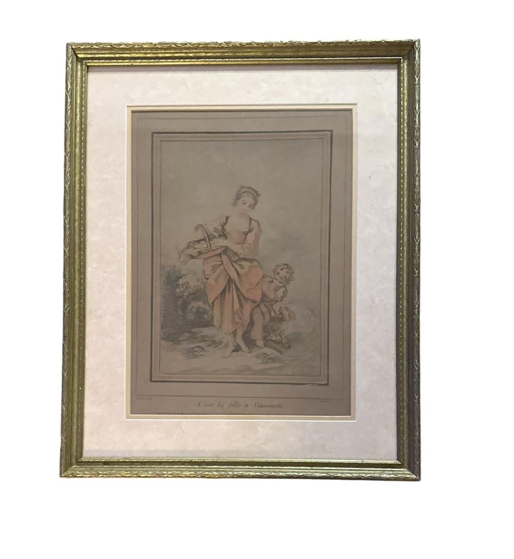 Gilles Demarteau comparable auction result: gilles demarteau 1722 1776 after fran ois boucher 1703 1770 engraving