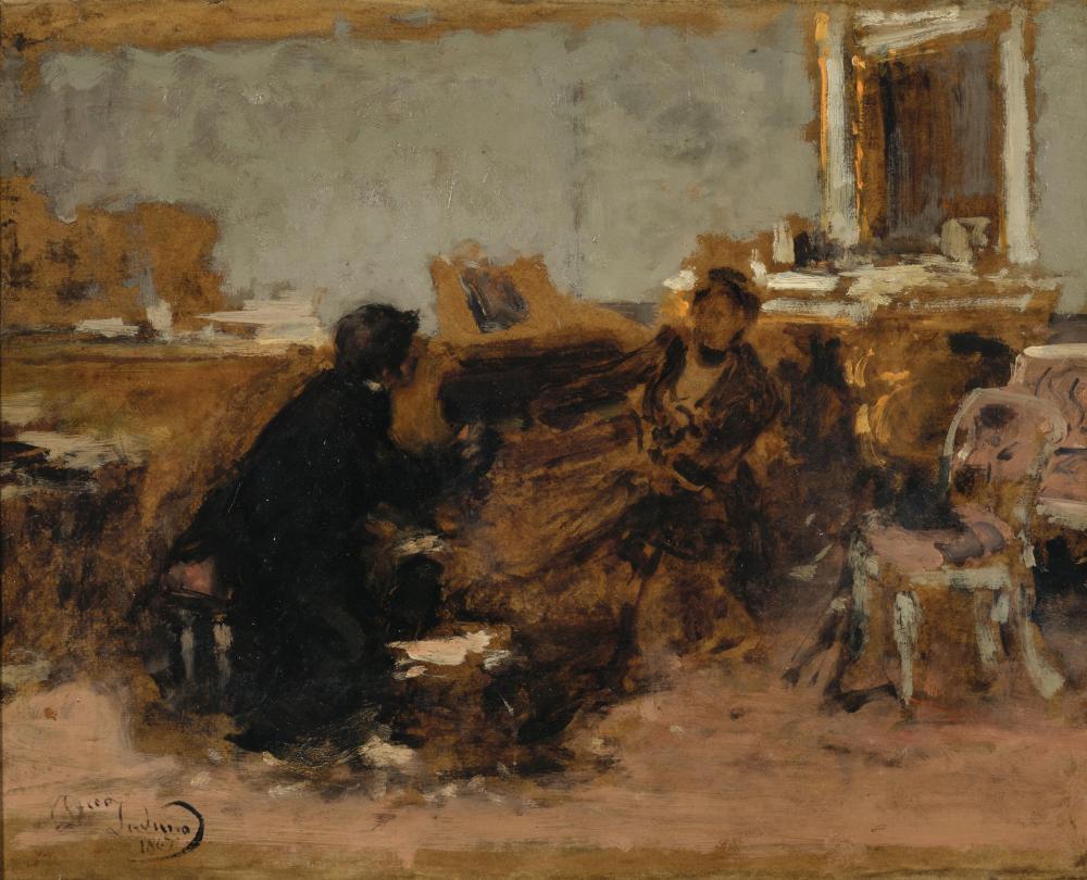 Domenico Induno comparable auction result: domenico induno