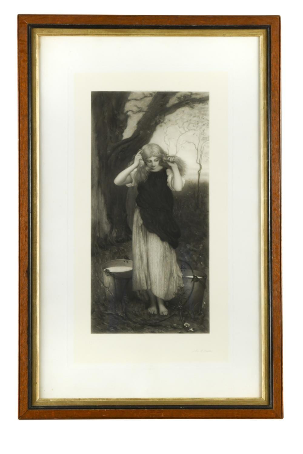 John D. Miller (1860-1903) after George Heming Mason sold by Cheffins, lot 15 — auction record photograph