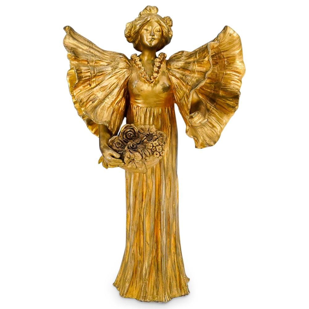 Ernest Wante comparable auction result: ernest wante belgian 1872 1960 art nouveau gilt bronze woman