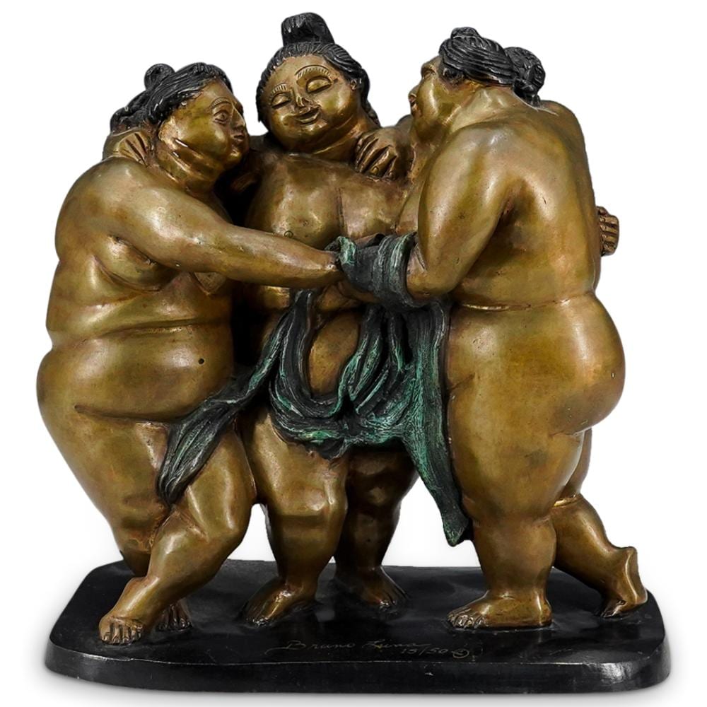 Bruno Luna comparable auction result: bruno luna mexican b 1963 trio of women