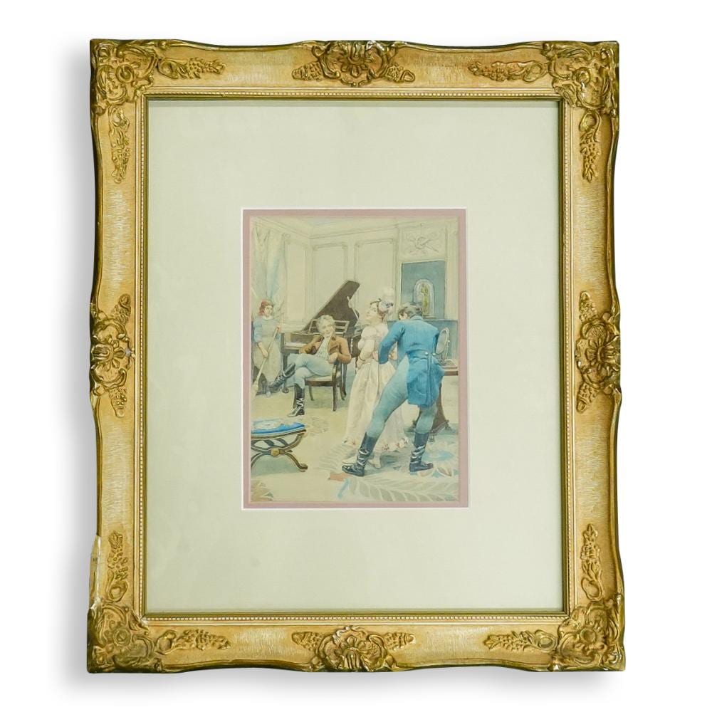 Oreste Cortazzo comparable auction result: oreste cortazzo italian 1836 1910 watercolor painting