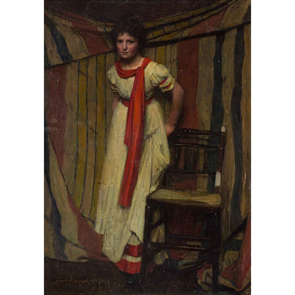 Harrington Mann comparable auction result: harrington mann british 1864 1937 woman in an interior