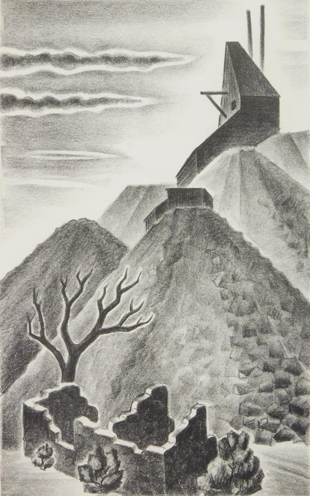Arnold Ronnebeck comparable auction result: arnold ronnebeck american 1885 1947 lithograph