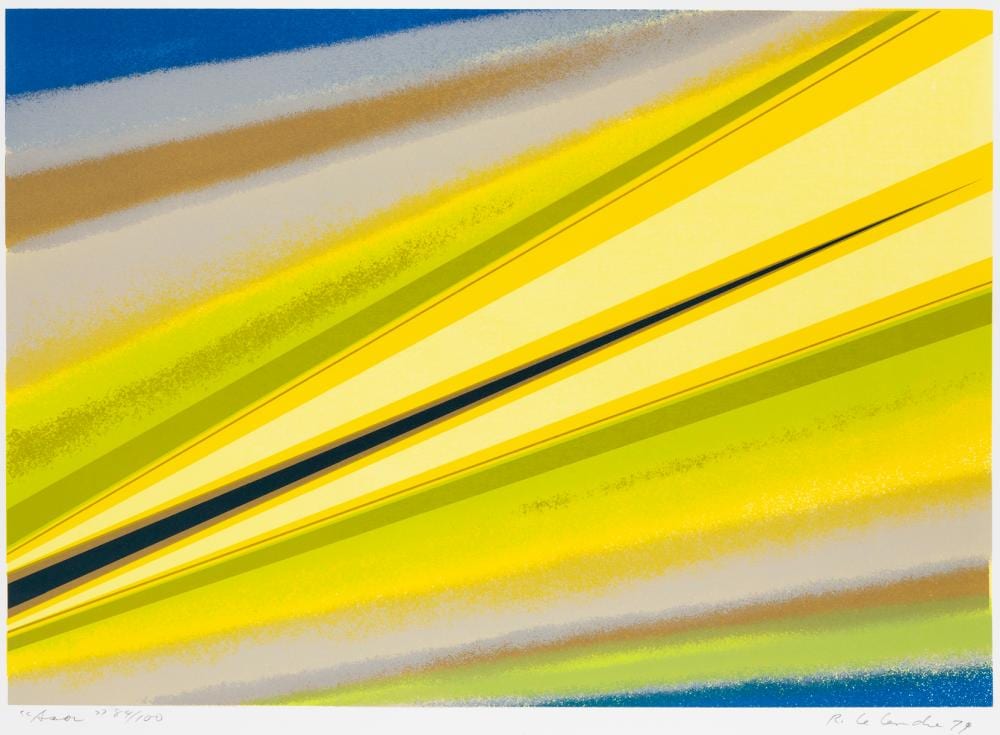 Rita Letendre comparable auction result: rita letendre asor