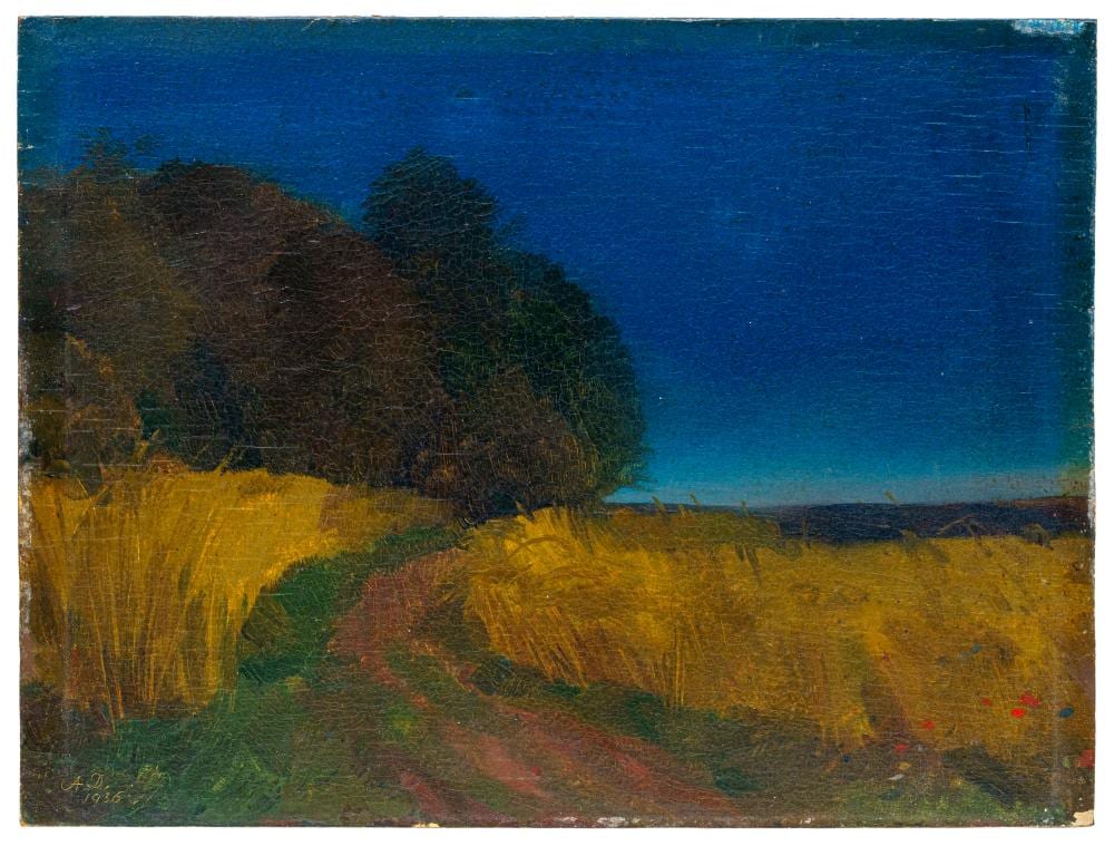 arno drescher abendlandschaft 1936 · Schmidt Kunstauktionen Dresden OHG · 2024-11-02 Arno Drescher comparable auction result: arno drescher abendlandschaft 1936