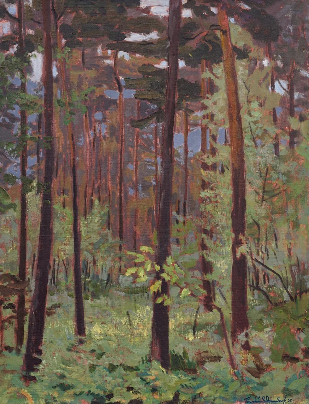 Siegfried Donndorf comparable auction result: siegfried donndorf waldst ck 1956