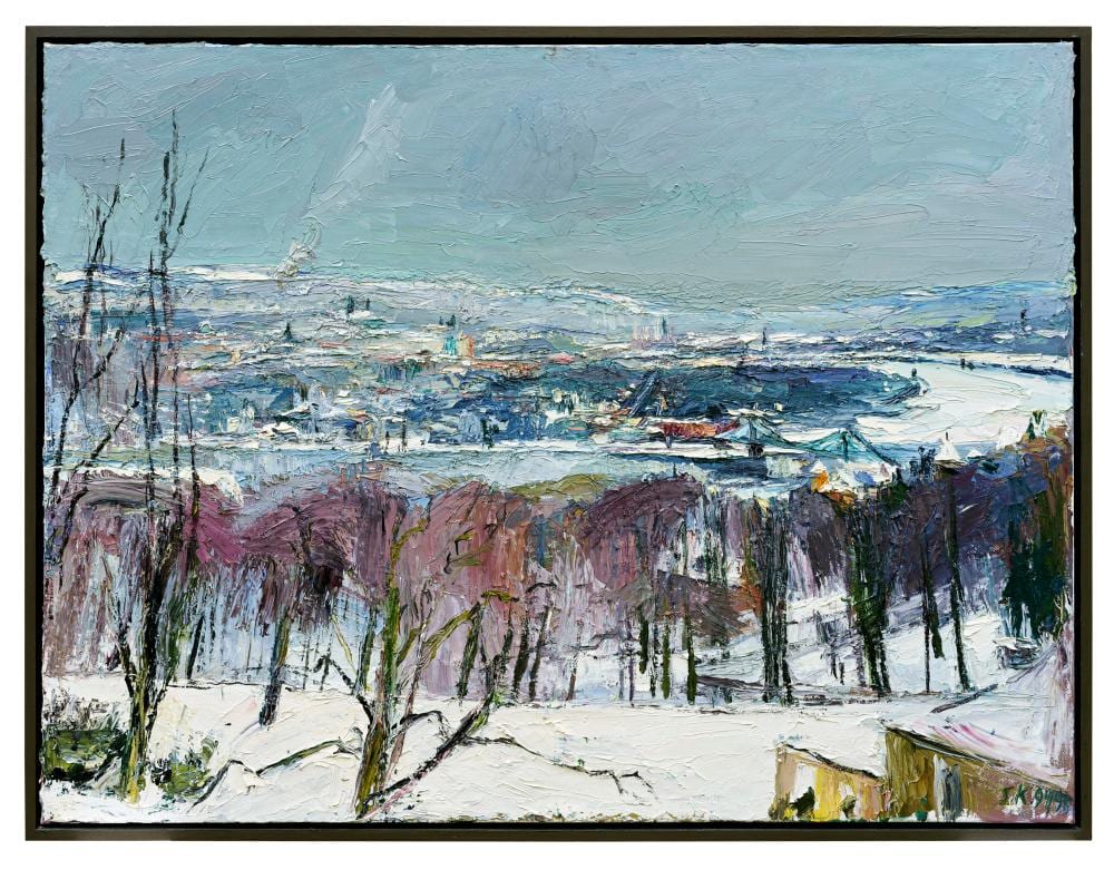 Siegfried Klotz comparable auction result: siegfried klotz gerhart hauptmann blick im winter 1994 1995