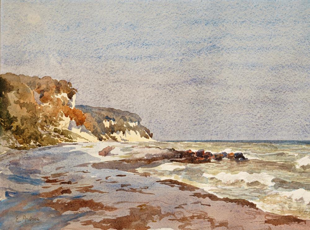 Elisabeth Andrae comparable auction result: elisabeth andrae kreidefelsen auf r gen wohl um 1912