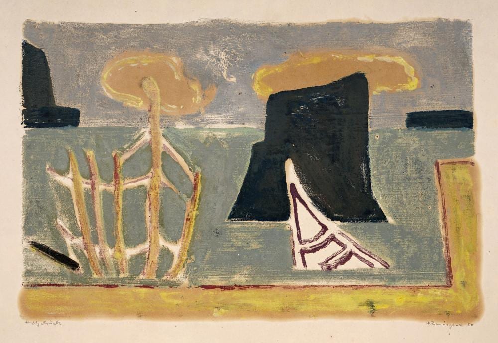 Ulrich Knispel comparable auction result: ulrich knispel strandszene 1956