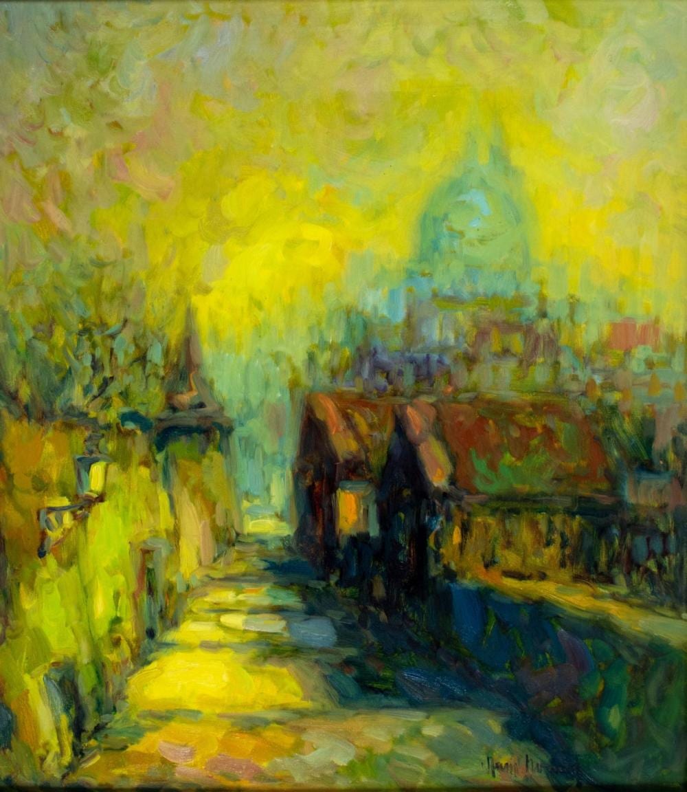 Hans Nowak comparable auction result: hans nowak german 1922 1996 oil painting