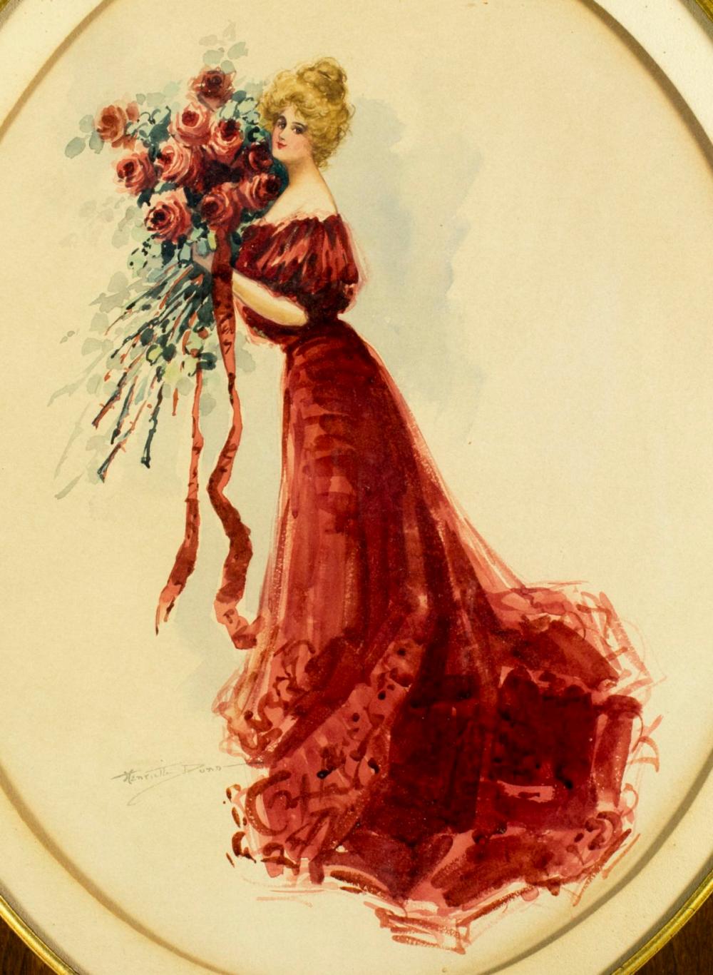 Henrietta Dunn Mears comparable auction result: henrietta dunn mears ma ca 1877 1970 watercolor painting