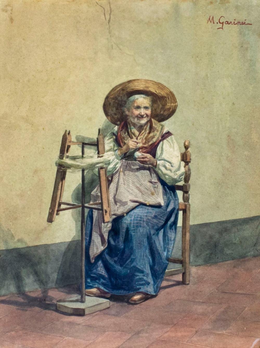 Michele Garinei comparable auction result: michele garinei italy 1871 1960 watercolor painting