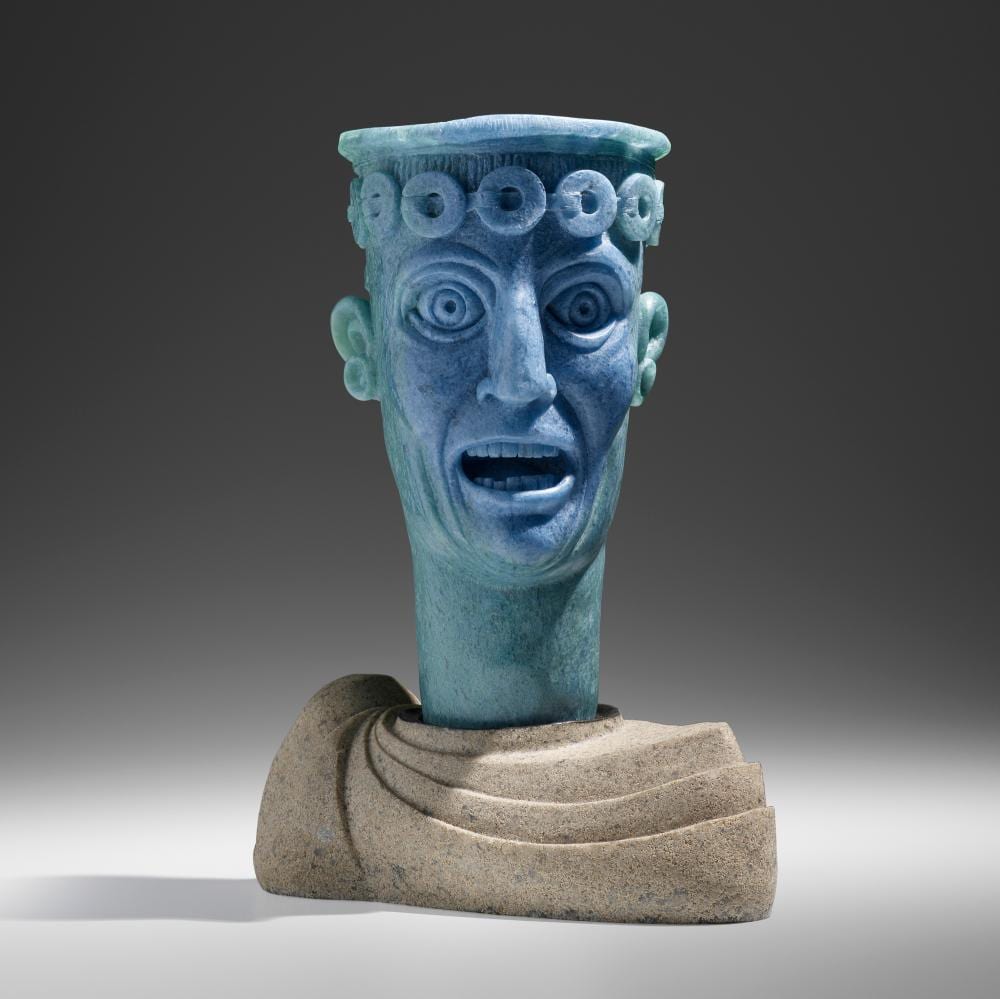 David Reekie comparable auction result: david reekie greek head x