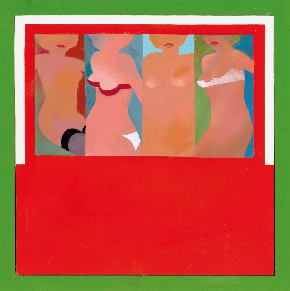 Antony Donaldson comparable auction result: antony donaldson b 1939 four acrylic on board in the artist s painted
