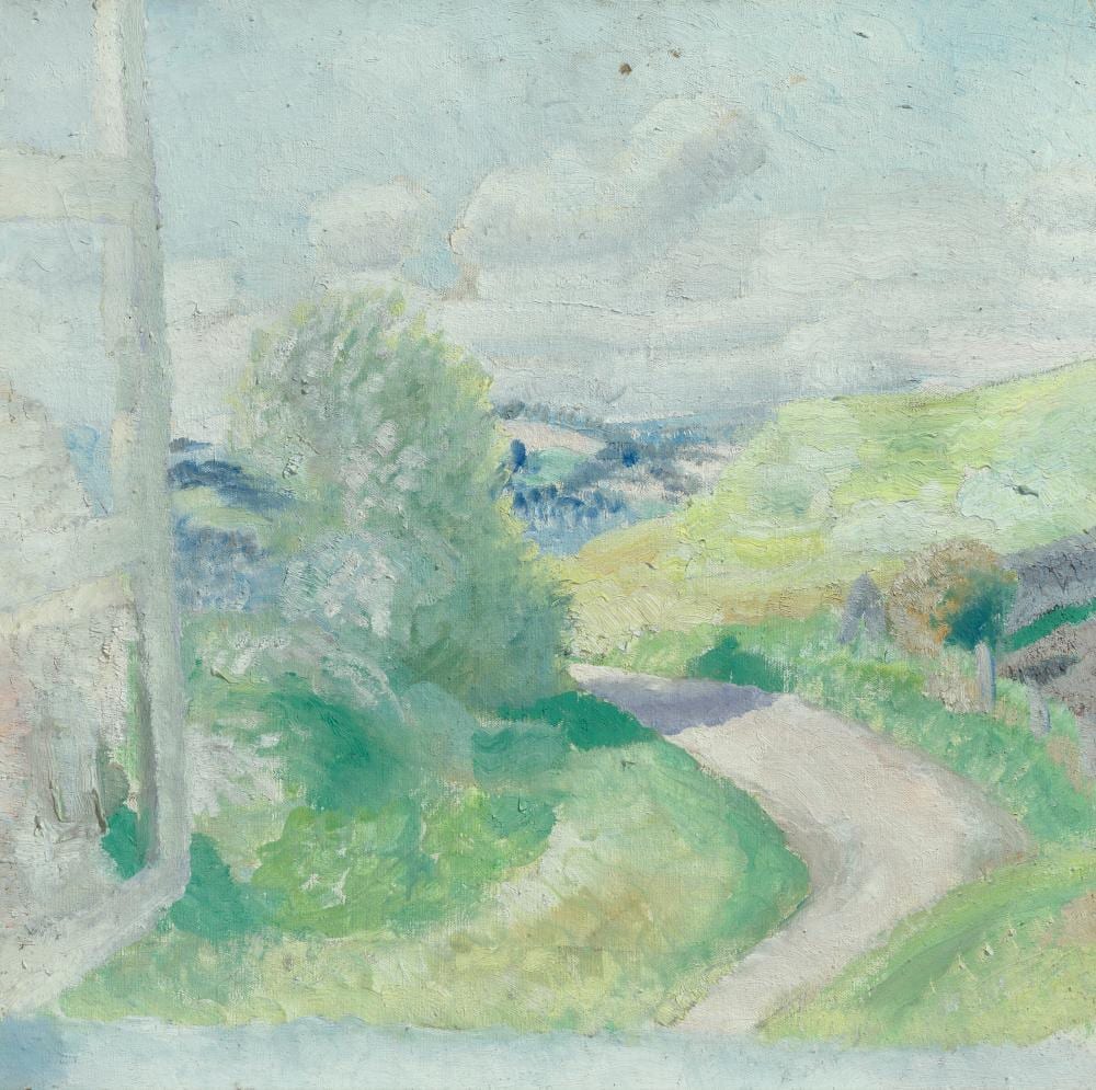 Winifred Nicholson comparable auction result: winifred nicholson 1893 1981 landscape oil on canvas 24 x 24 in 61 x