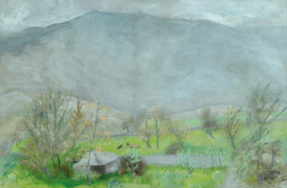 Winifred Nicholson comparable auction result: winifred nicholson 1893 1981 cumbrian landscape oil on canvas 20 x 30 i