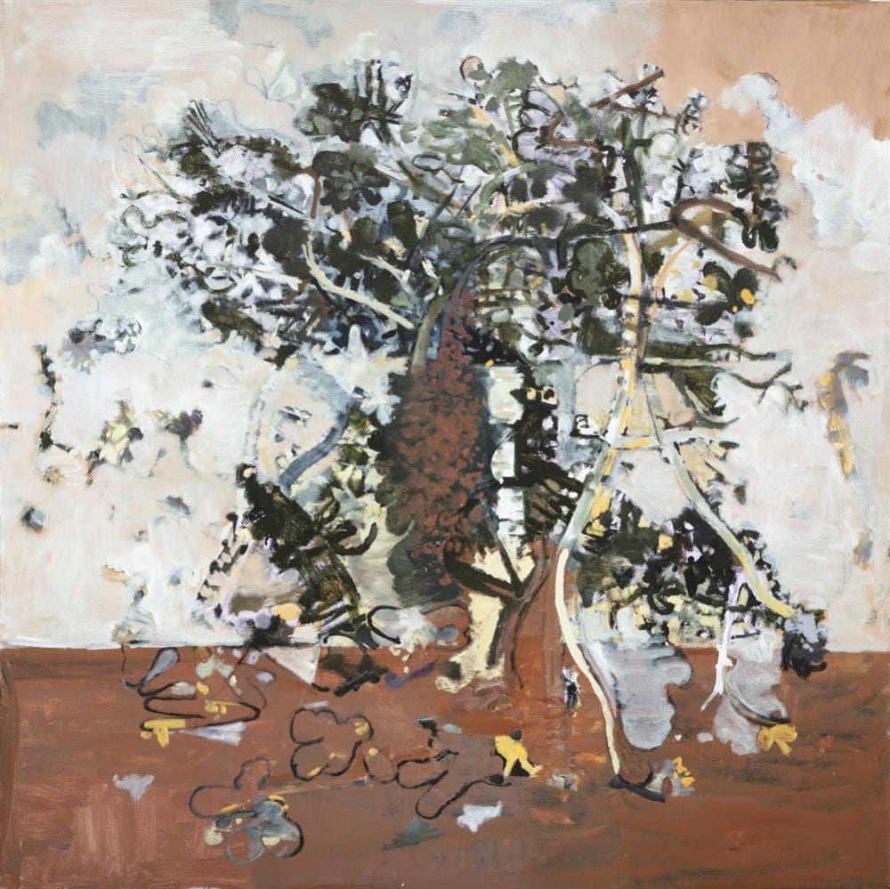 David Crone comparable auction result: david crone b 1937 ash oil on canvas 127 x 127cm signed inscribed and dated 20 15