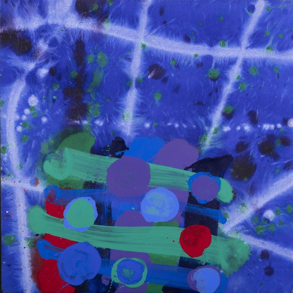 Albert Irvin comparable auction result: albert irvin 1922 2015 zampa acrylic on canvas 61 x 61cm signed and dated 19 99 verso provenance with gimpel fils label verso the city gallery london label verso