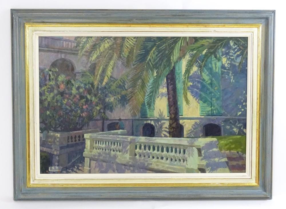 Annabel Gosling comparable auction result: annabel gosling b 1942 oil on canvas the terr