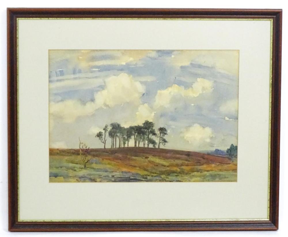 Sidney Dennant Moss comparable auction result: sidney dennant moss 1884 1946 watercolour a su
