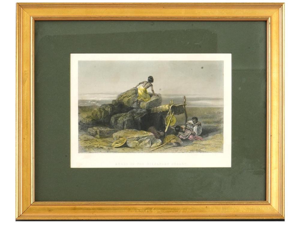 Henry Clifford Warren comparable auction result: antique english engraving by henry clifford warren