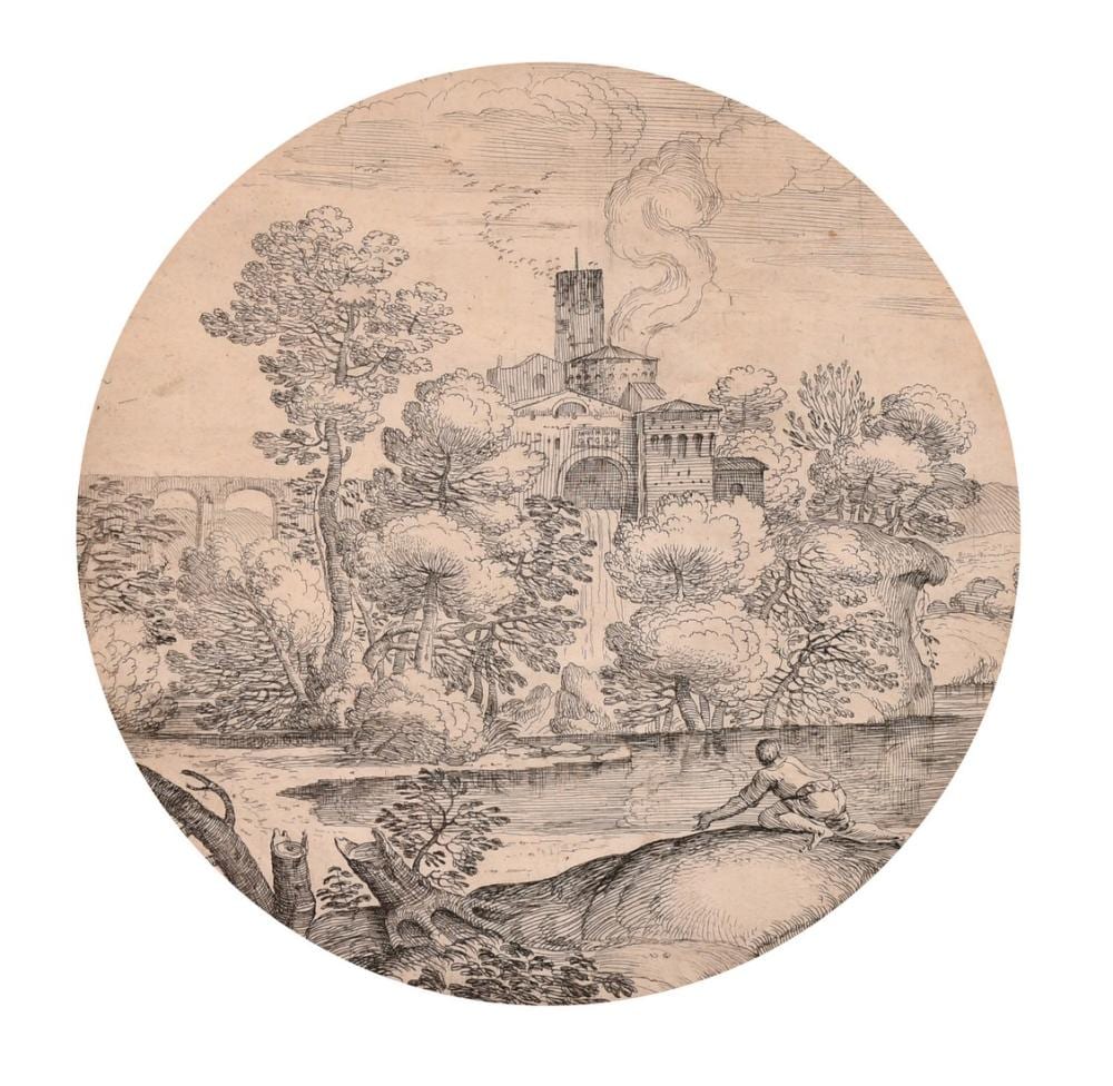 giovanni francesco grimaldi 1606 1680 the creeping man etching tondo 7 25 diameter · John Nicholson's Fine Art Auctioneers & Valuers · 2024-10-15 Giovanni Francesco Grimaldi comparable auction result: giovanni francesco grimaldi 1606 1680 the creeping man etching tondo 7 25 diameter