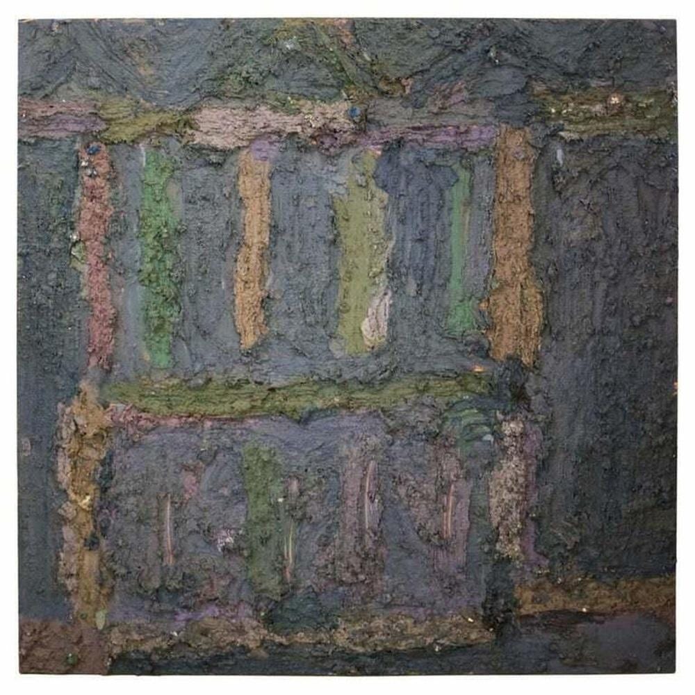 Jay Milder comparable auction result: jay milder american 1934 mixed media abstract on masonite jacob s ladder