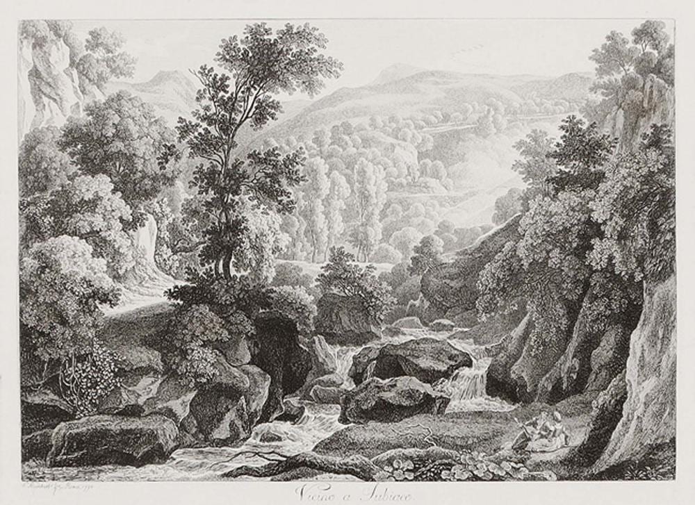 Johann Christian Reinhart comparable auction result: johann christian reinhart vicino a subiaco
