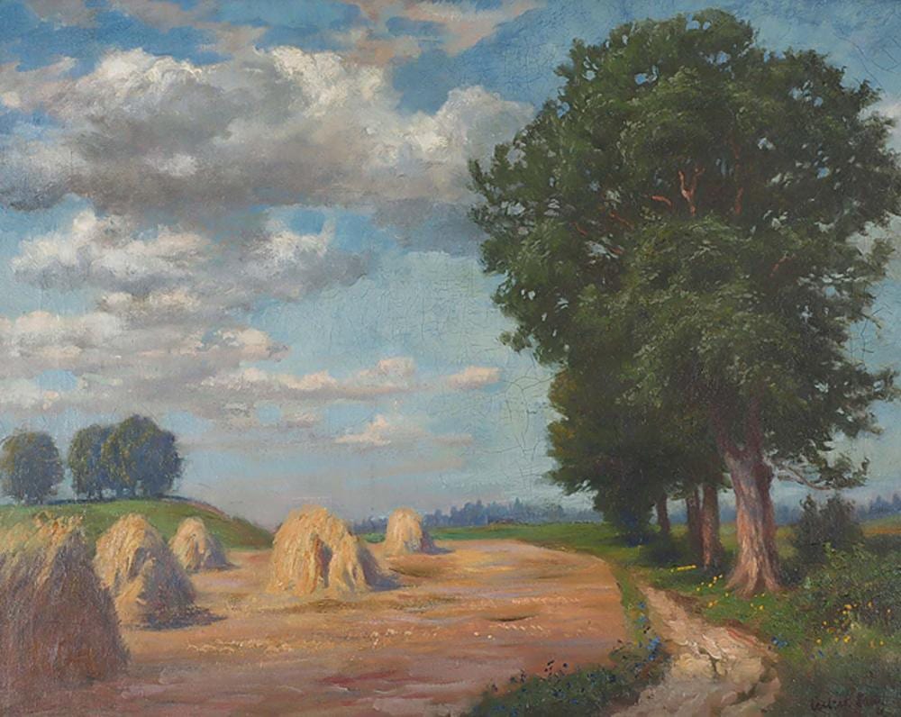 albert lang heuhocken in oberbayern · Winterberg-Kunst · 2024-10-19 Albert (1847) Lang comparable auction result: albert lang heuhocken in oberbayern