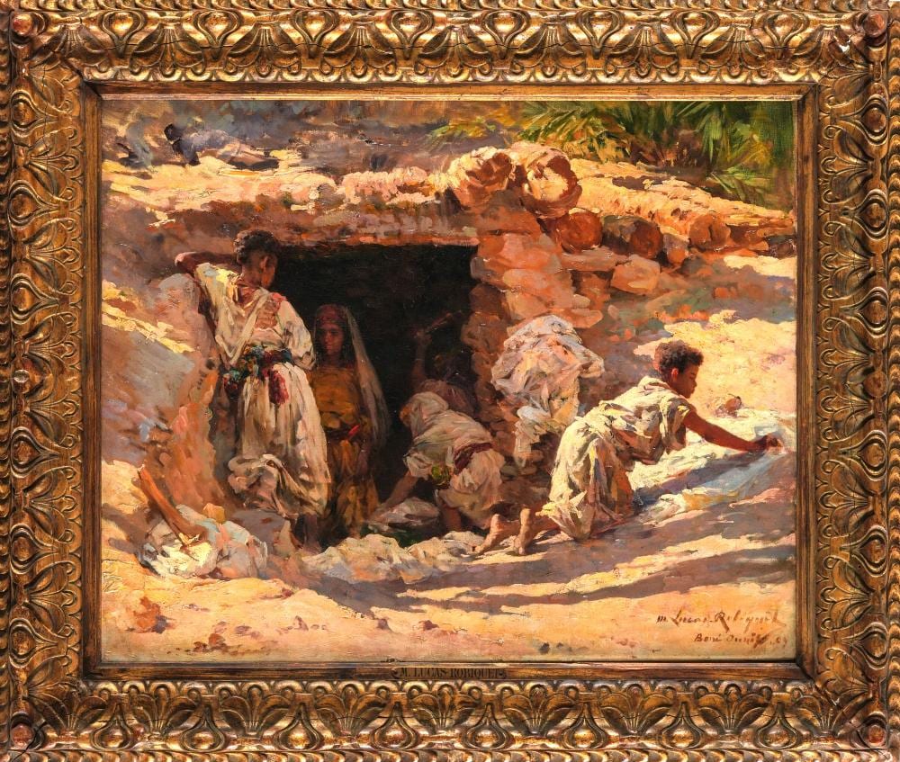 Marie Aimée Lucas-Robiquet comparable auction result: marie aim e lucas robiquet 1858 1959 l asciugatura della biancheria a beni ounif