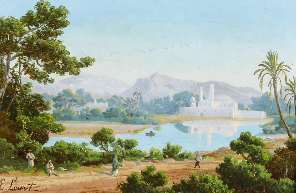 Emmanuel Joseph Lauret comparable auction result: emmanuel joseph lauret 1809 1882 paesaggi orientali