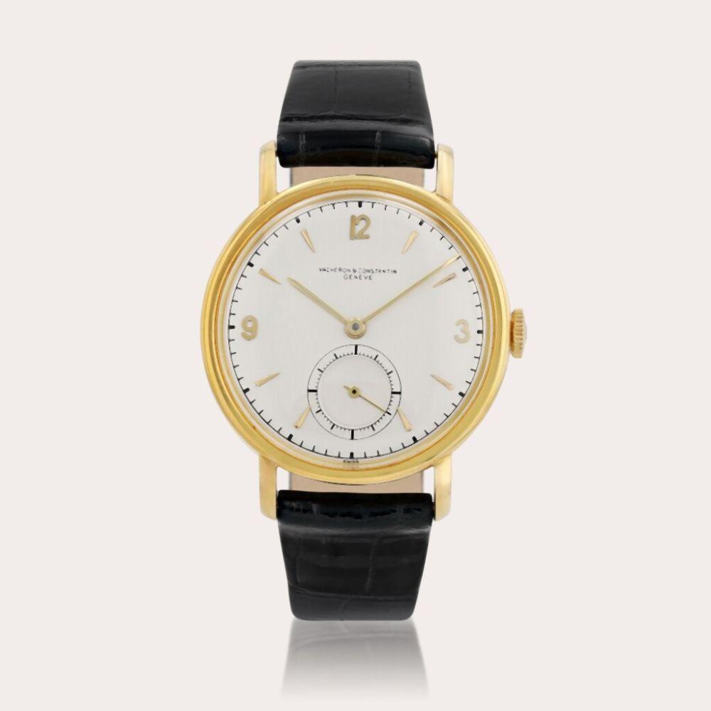 Henk Claasen comparable auction result: montre bracelet en or jaune yellow gold wristwatch vers 1955 circa 1955