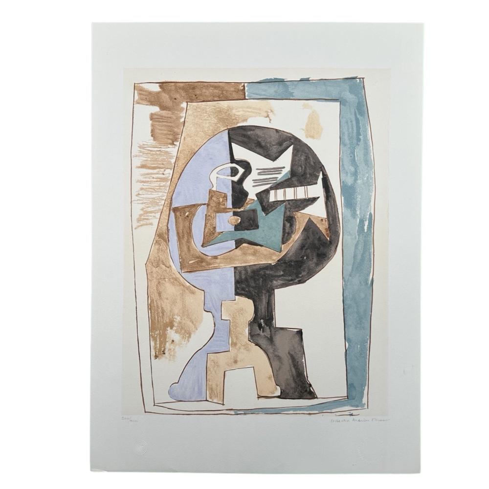 Pablo Picasso (After) "Gueridon et Guitare" Limited Edition Print sold by Oakwood Auctions, lot 235 — auction record photograph