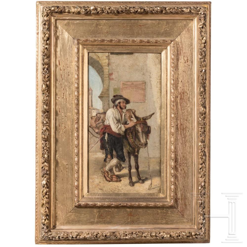 John Seymour Lucas comparable auction result: john seymour lucas 1849 1923 smoking water carrier english 19th century