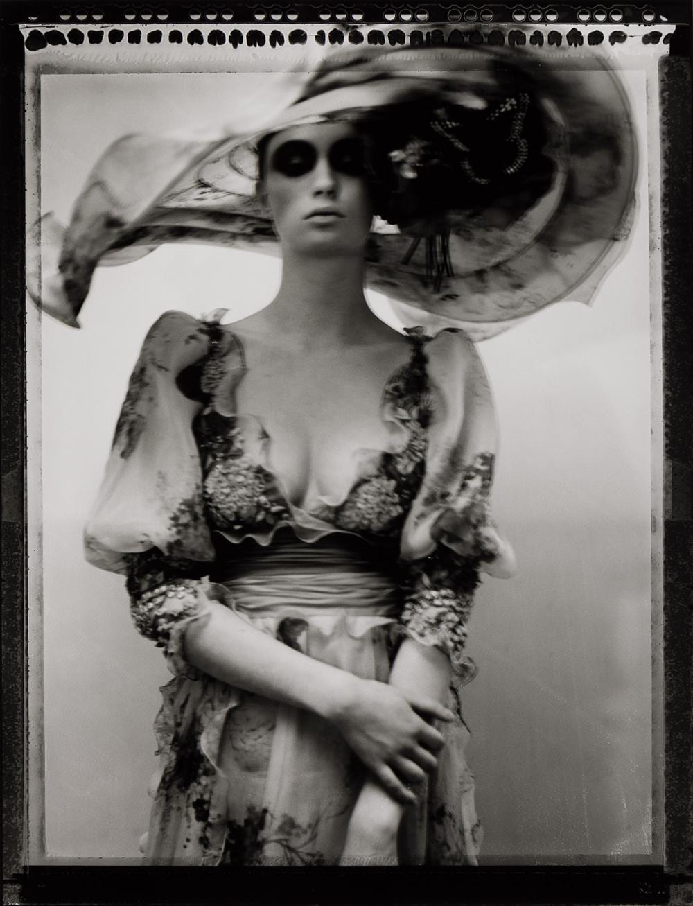 Cathleen Naundorf comparable auction result: cathleen naundorf 1968 flower power fashion shot for valentino haute couture summer 2008 2008