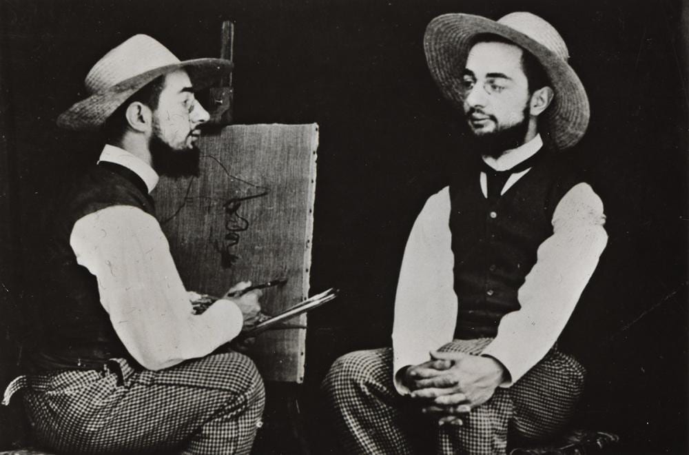henri de toulouse lautrec a double portrait of the artist painting himself circa 1892 printed 1960s · Swann Auction Galleries · 2024-10-31 Henri Désiré Gauquié comparable auction result: henri de toulouse lautrec a double portrait of the artist painting himself circa 1892 printed 1960s