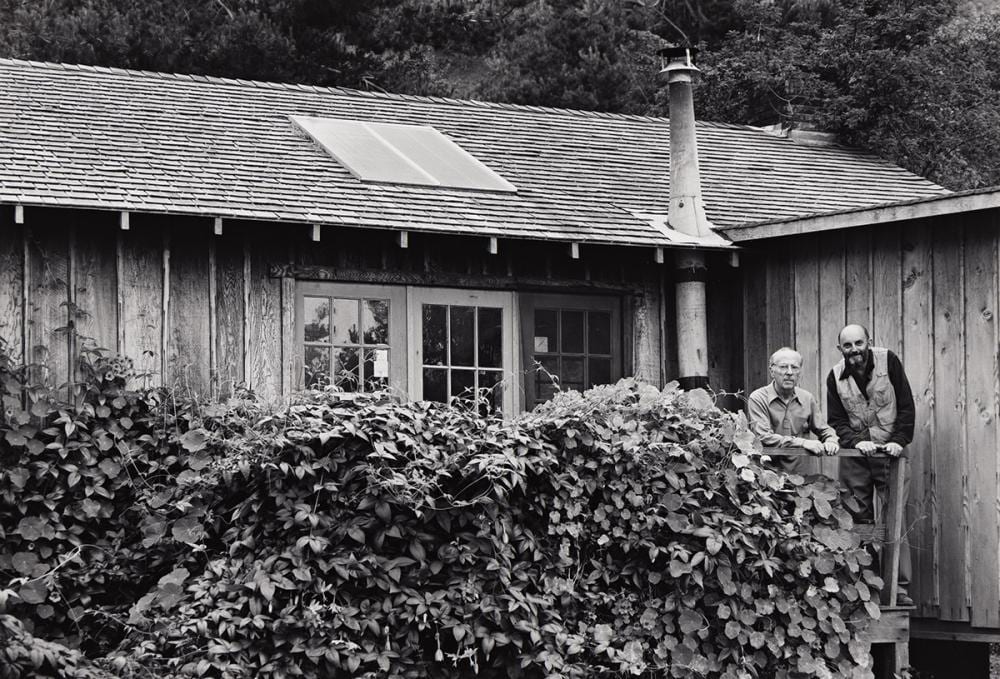 Pirkle Jones comparable auction result: pirkle jones 1914 2009 ansel adams and edward weston at weston s home wildcat creek carmel 1952 printed 1950s 60s
