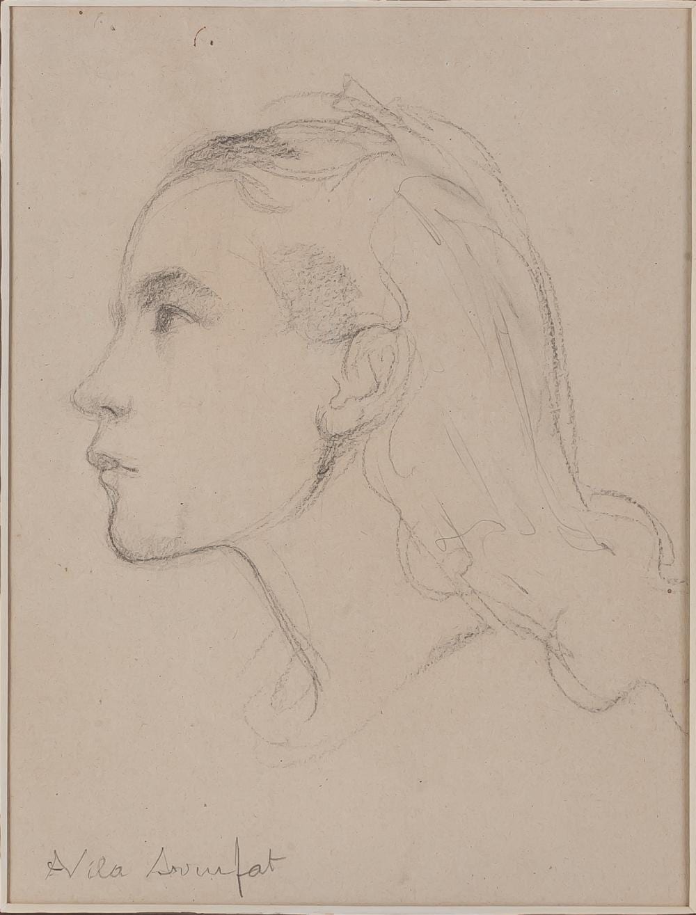 Antoni Vila Arrufat comparable auction result: antoni vila arrufat sabadell 1896 1989 woman s head