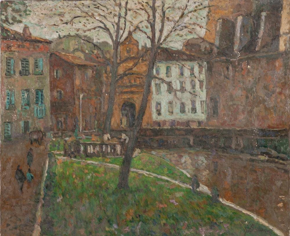 Carmelo García Barrena comparable auction result: carmelo garc a barrena bilbao 1926 2000 durango in autumn