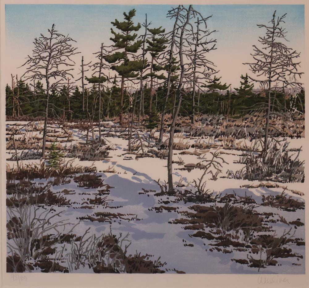 neil gavin welliver american 1929 2005 little marsh woodblock print · Nye & Company · 2024-10-25 Neil Gavin Welliver comparable auction result: neil gavin welliver american 1929 2005 little marsh woodblock print