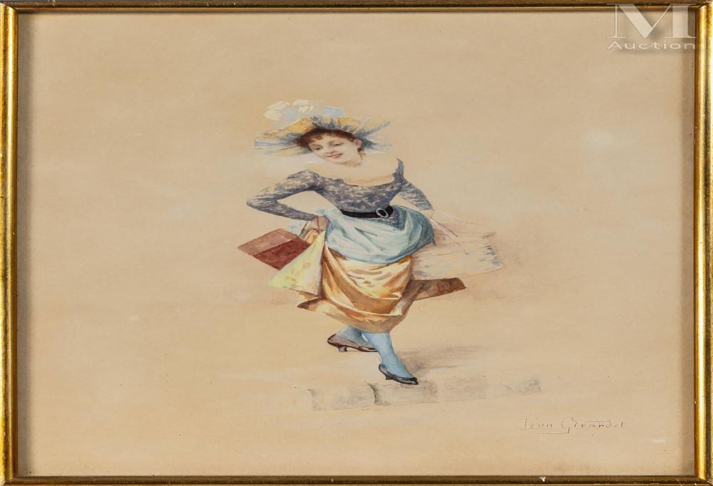 l on girardet 1856 1895 · Millon Riviera · 2024-10-31 Léon Girardet comparable auction result: l on girardet 1856 1895