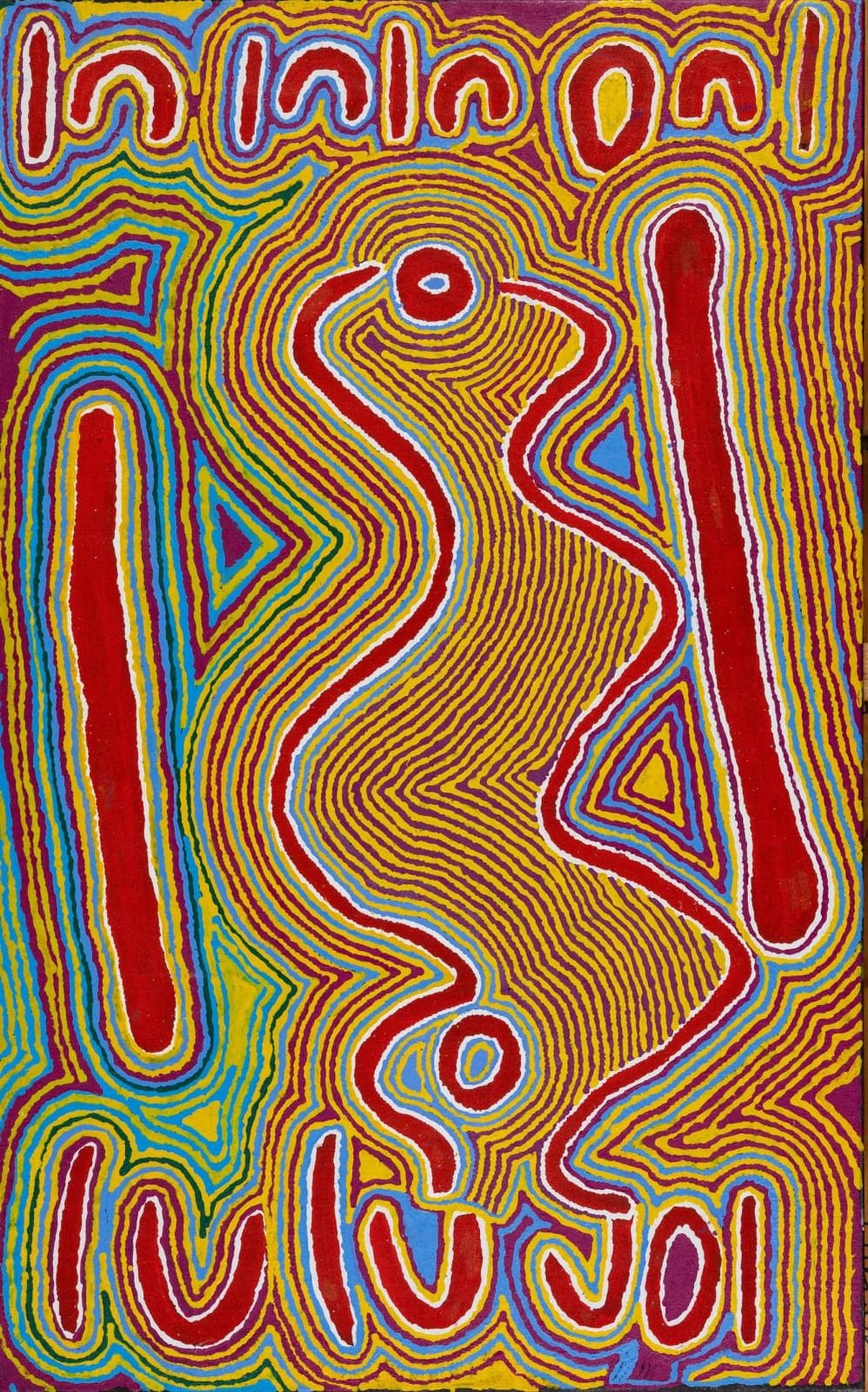 Judy Napangardi Watson comparable auction result: judy napangardi watson circa 1925 2016 untitled 2000
