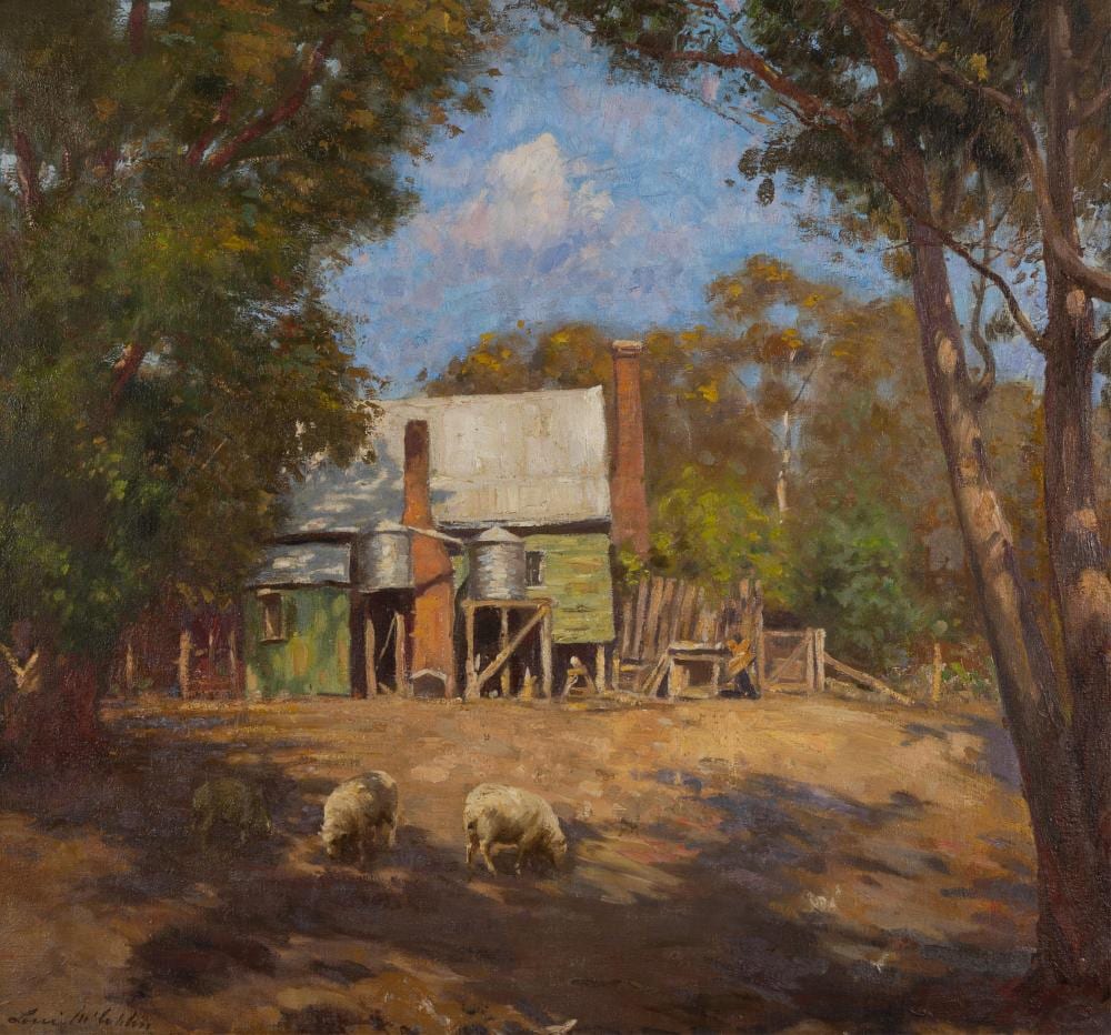 Louis McCubbin comparable auction result: louis mccubbin 1890 1952 the farmyard