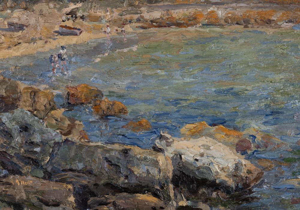 John Charles Allcott comparable auction result: john allcot 1888 1973 bathers cove