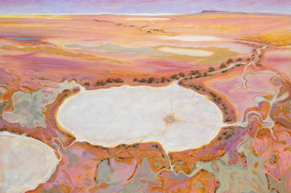 Allen Hicks comparable auction result: allen hicks born 1944 the purple noons transparent plight 2021