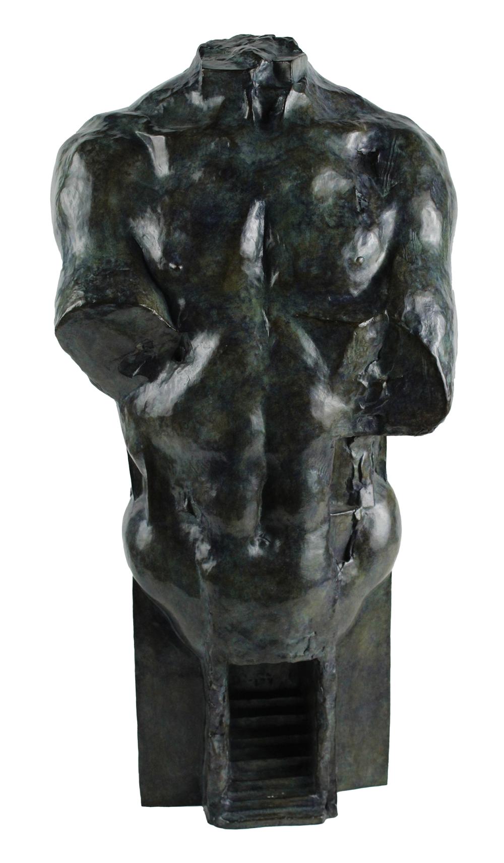 Mauro Corda comparable auction result: mauro corda french 1960 bust cast bronze
