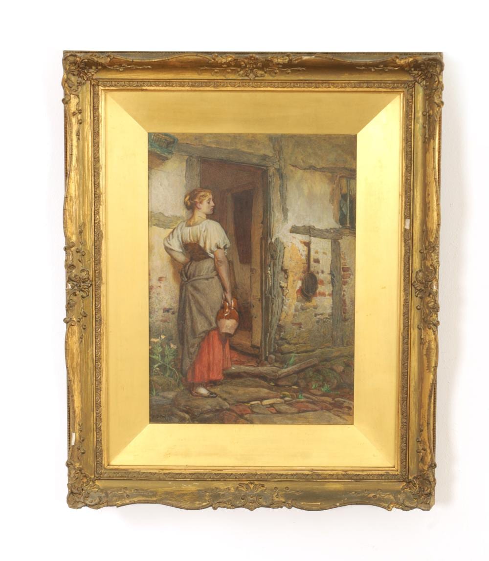 John Dawson Watson comparable auction result: john dawson watson 1832 1892 watercolour