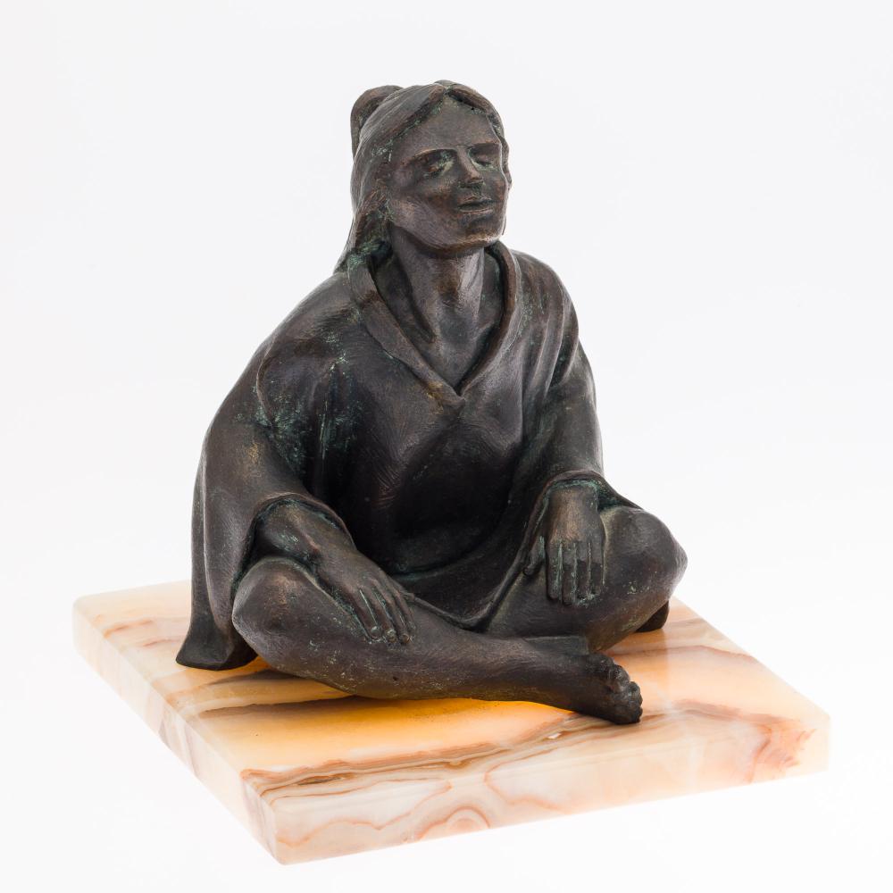 Salvador Jaramillo comparable auction result: salvador jaramillo mexican b 1964 desconso 1987 bronze