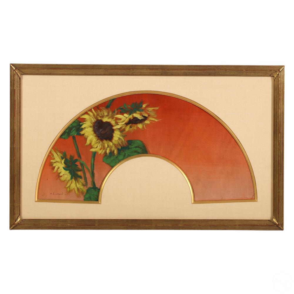 henri charles guerard 1846 1897 fan project 19c · Hill Auction Gallery · 2024-10-30 Henri Guérard comparable auction result: henri charles guerard 1846 1897 fan project 19c